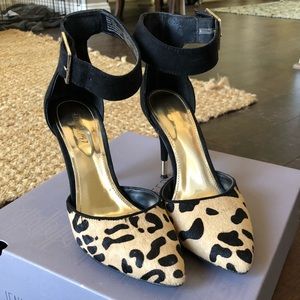 Leopard print heels